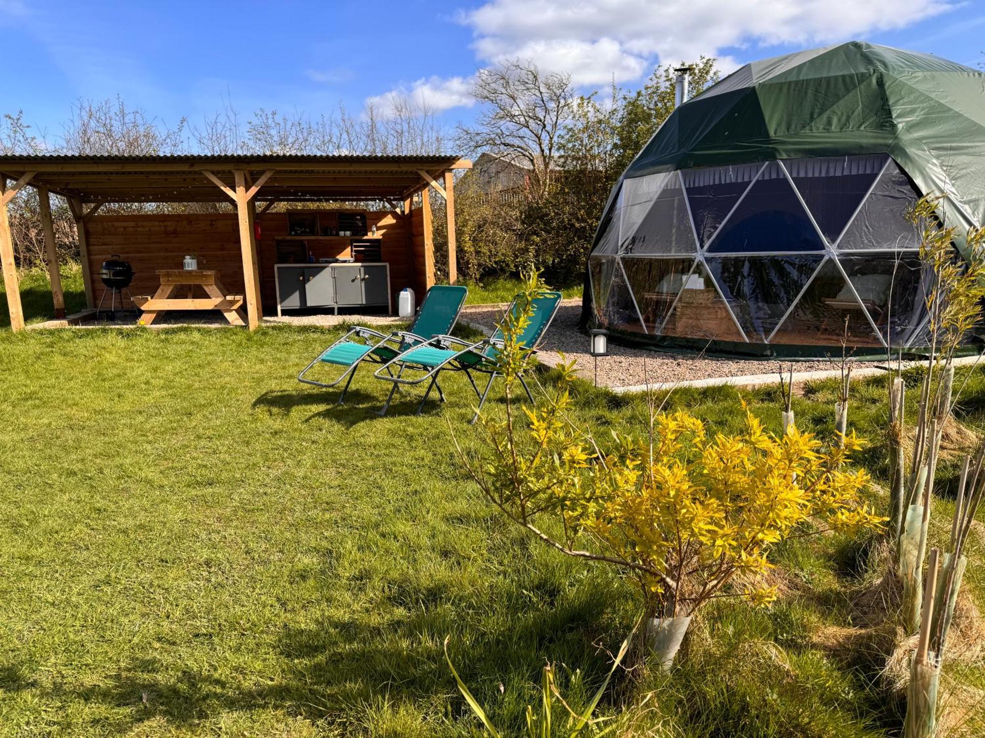 Hotel Geodesic Dome Glamping Llanidloes Exterior foto